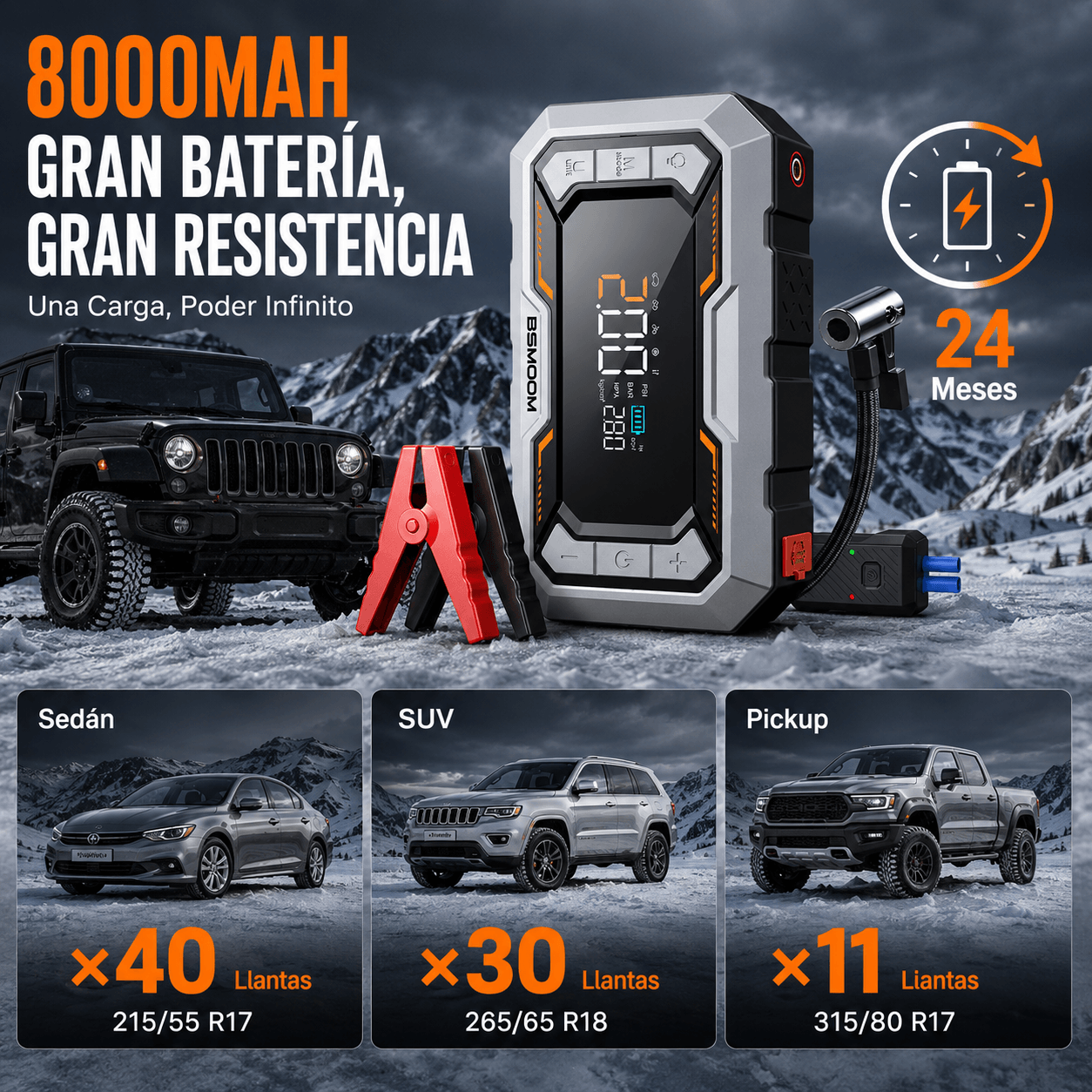 Compresor Pro 4 en 1