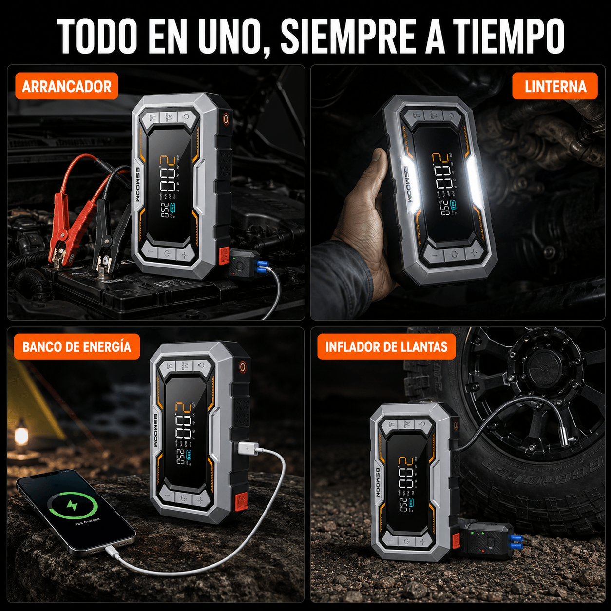 Compresor Pro 4 en 1