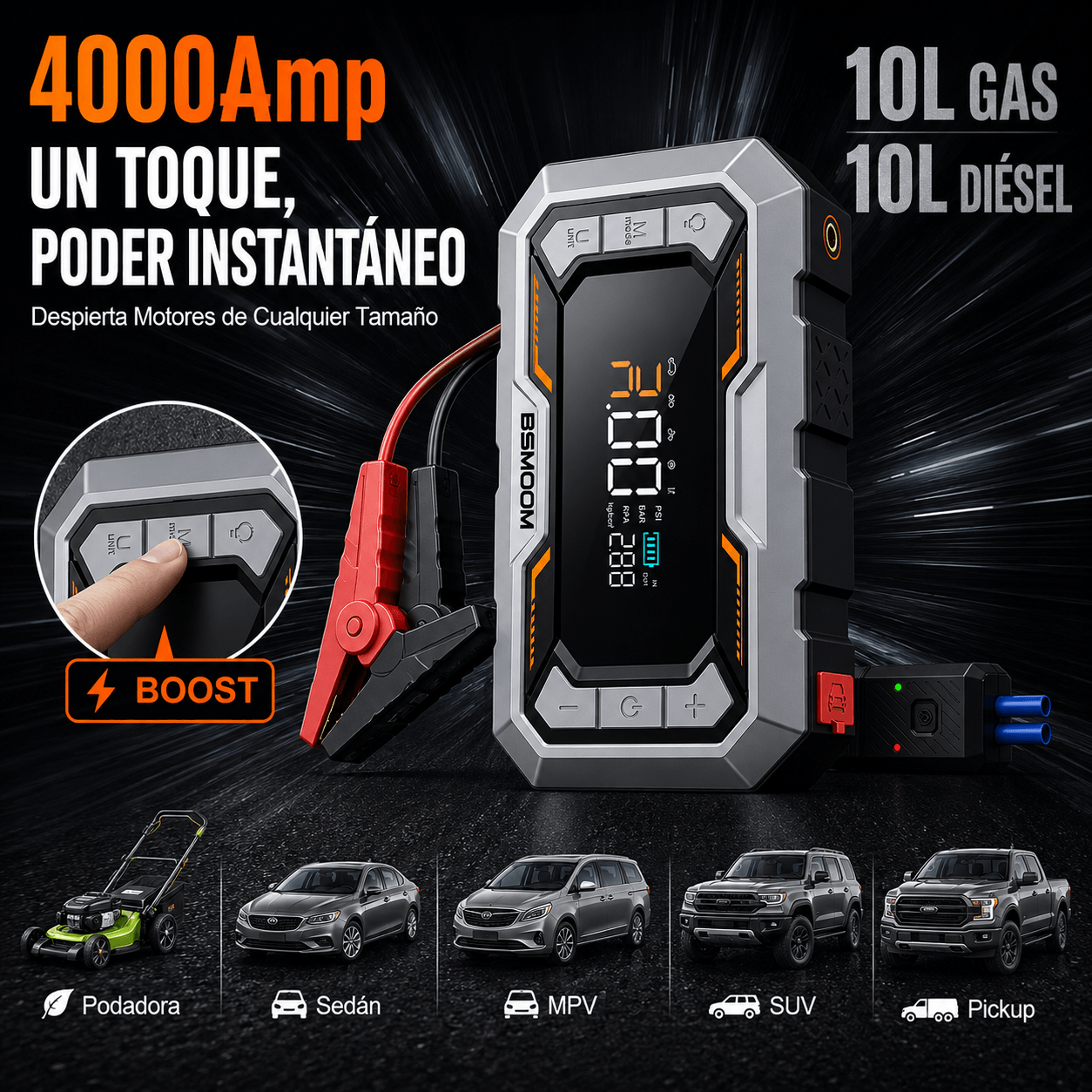 Compresor Pro 4 en 1