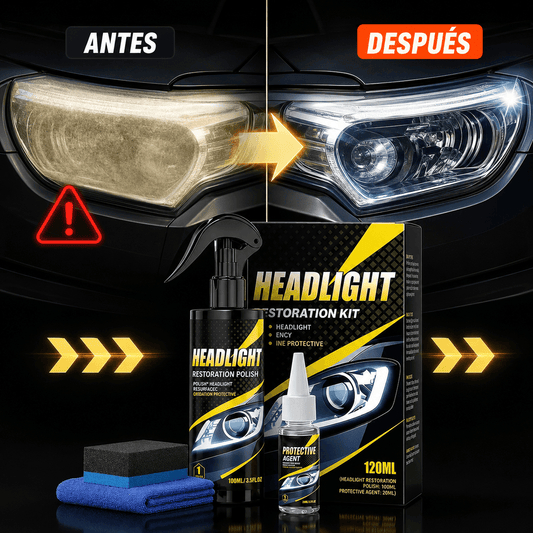 KIT PROFESIONAL DE RESTAURACIÓN DE FAROS